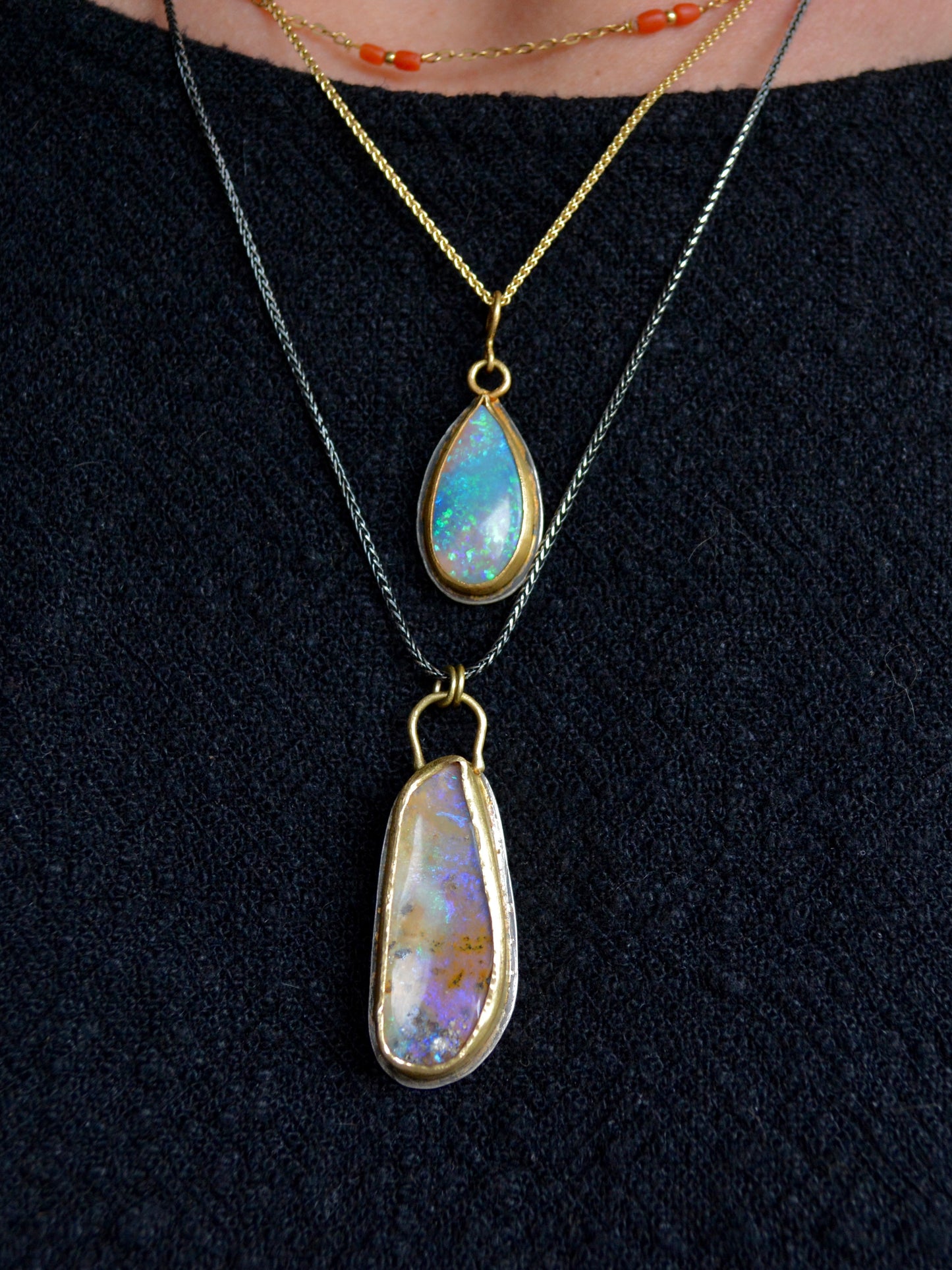 Opal Nebula Purgatorio Pendant