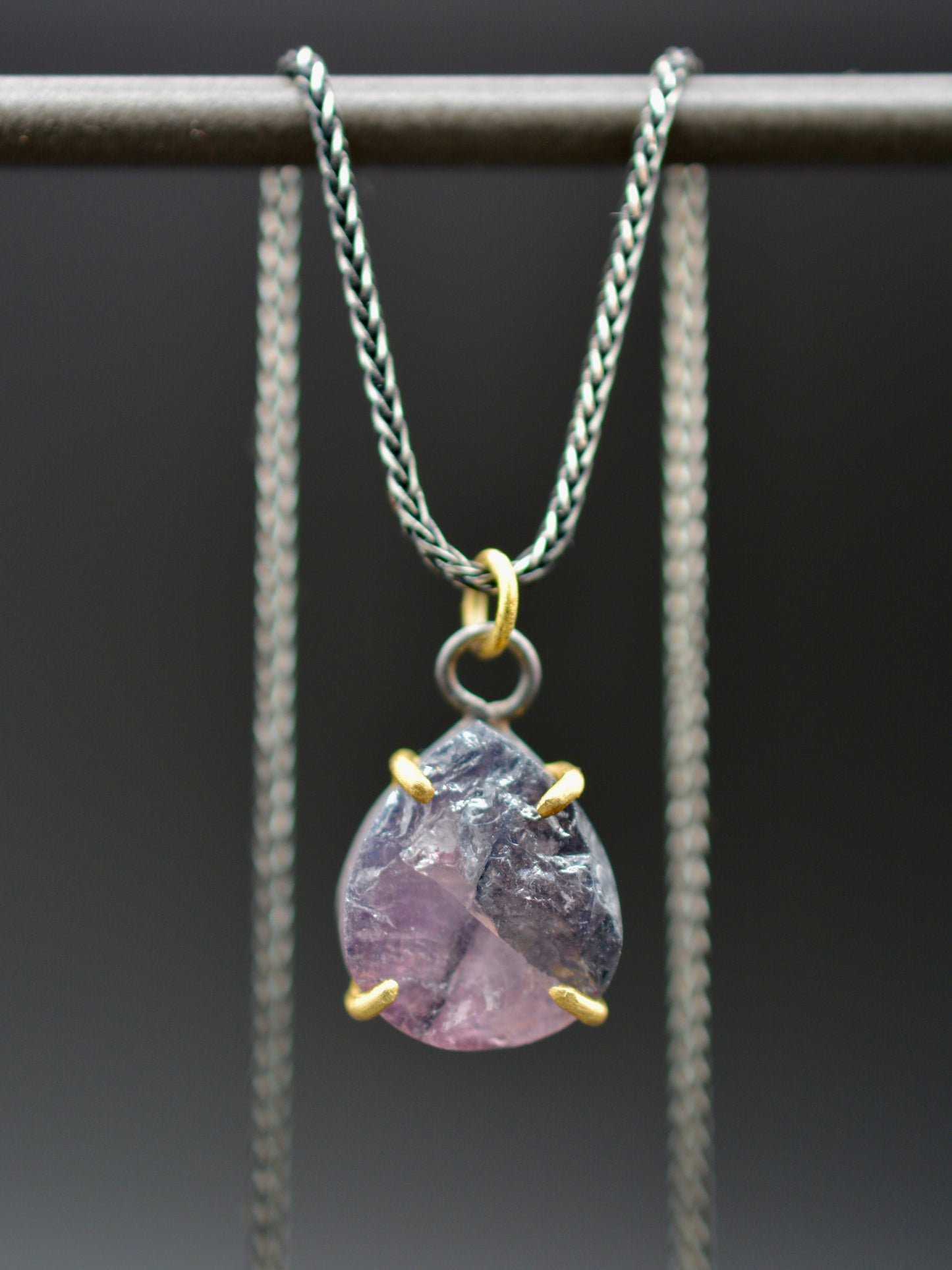Raw Tourmaline Muse Pendant