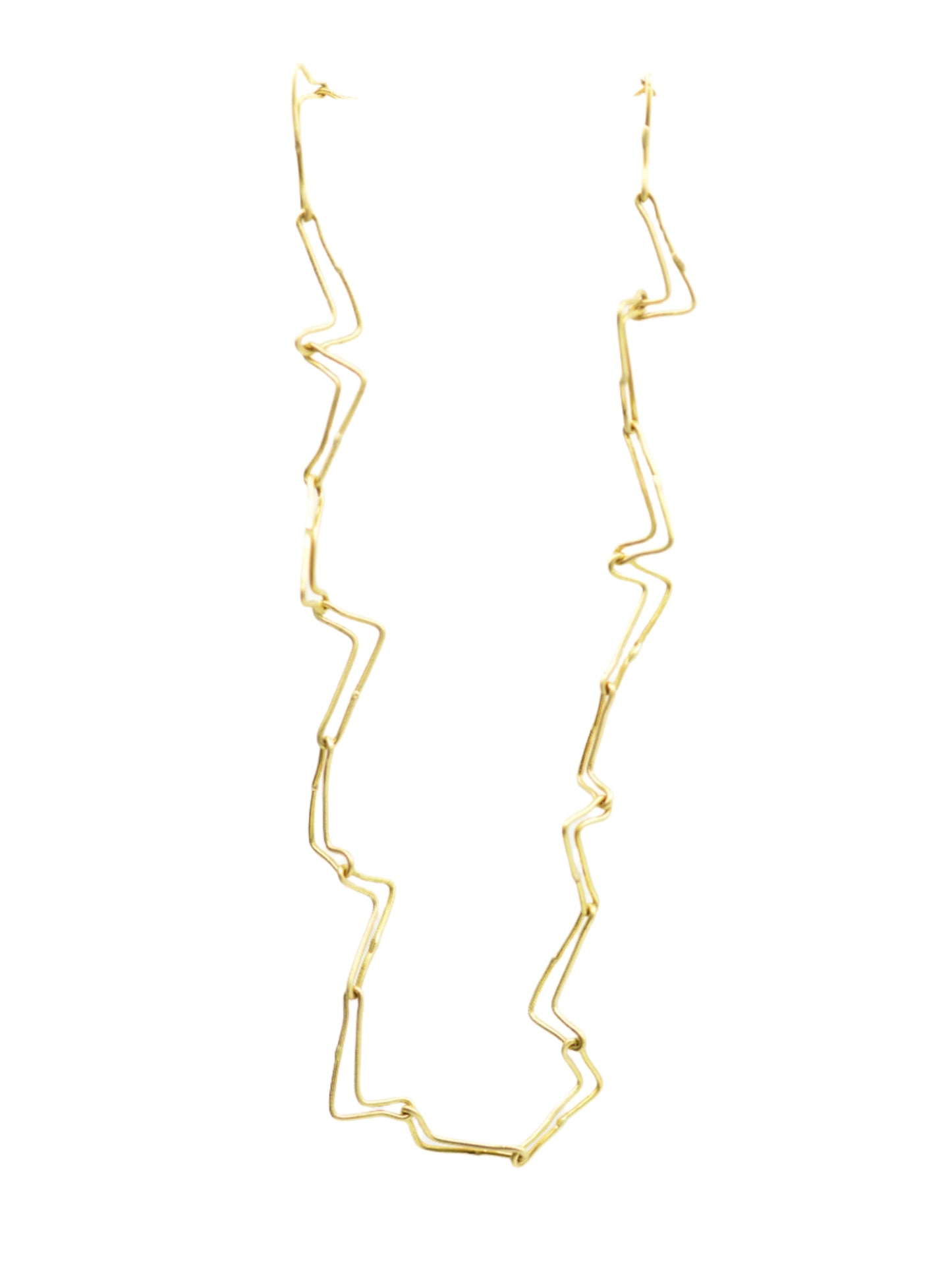 Gold Mini 'L' Chain Necklace