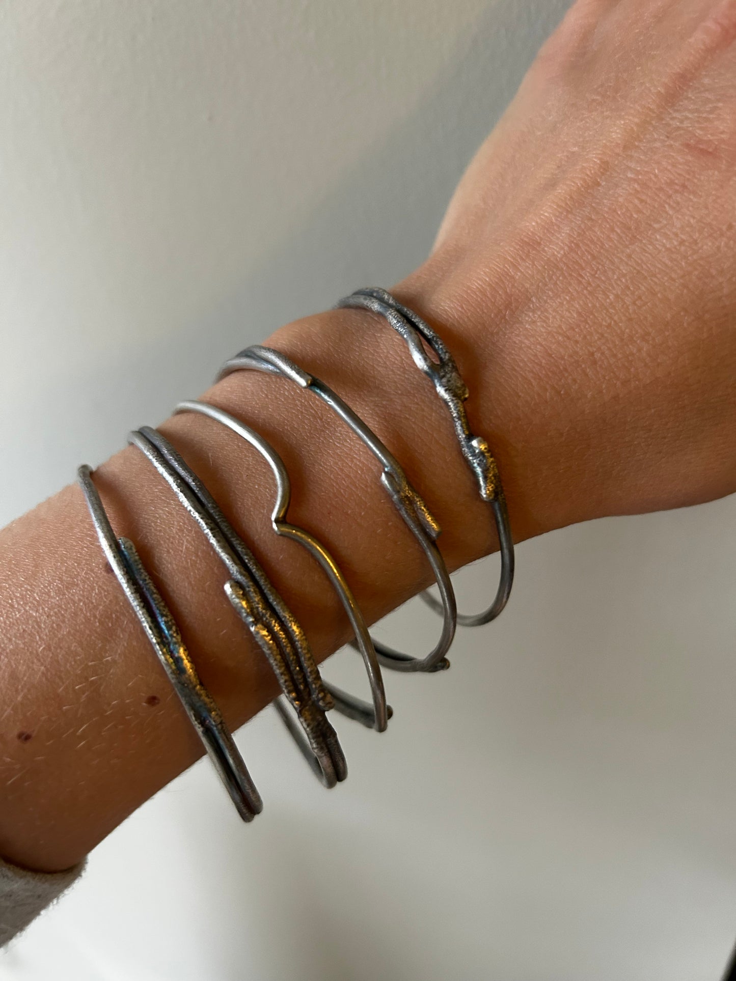 Silver Vine Bangle