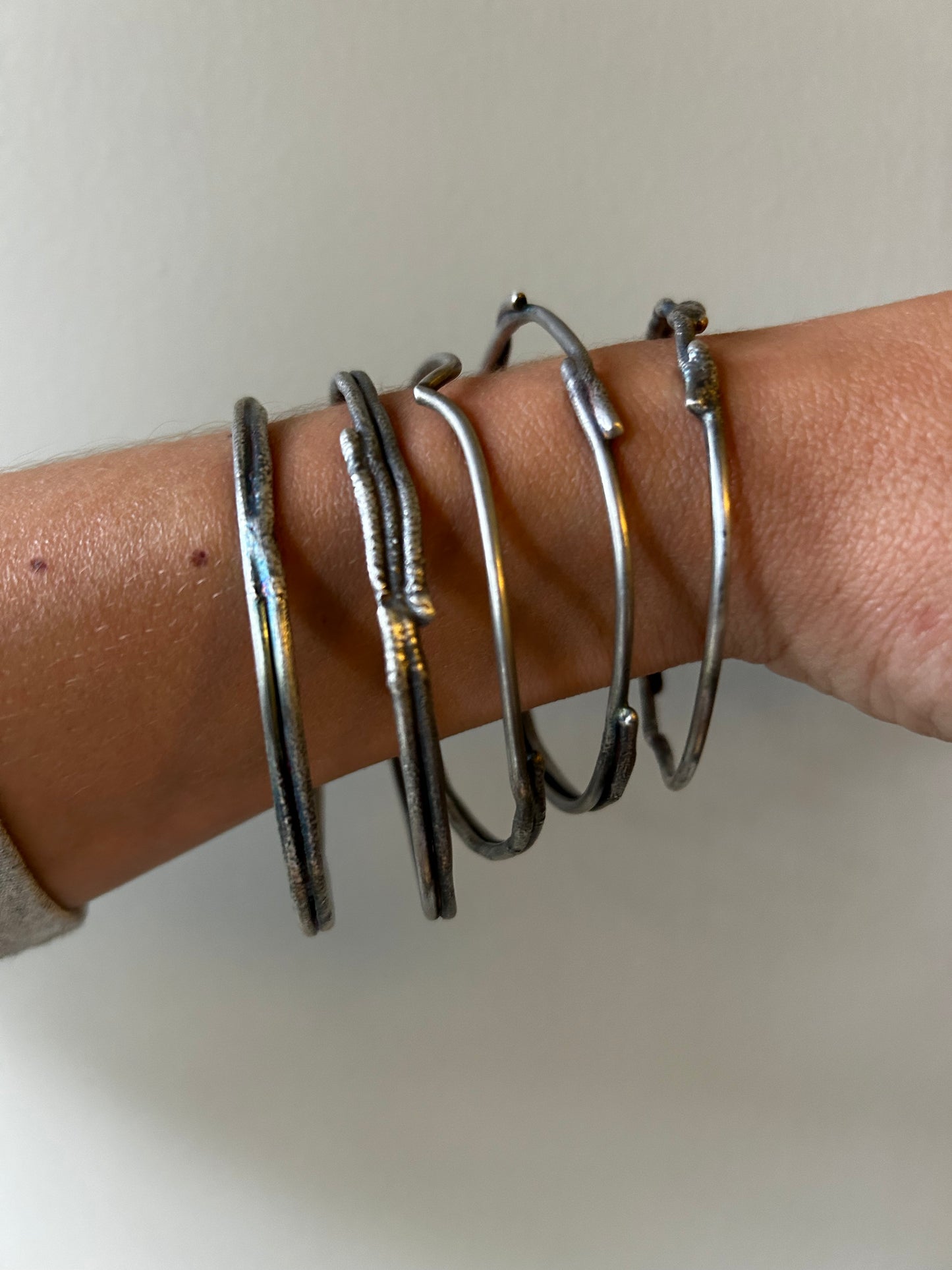 Silver Vine Bangle