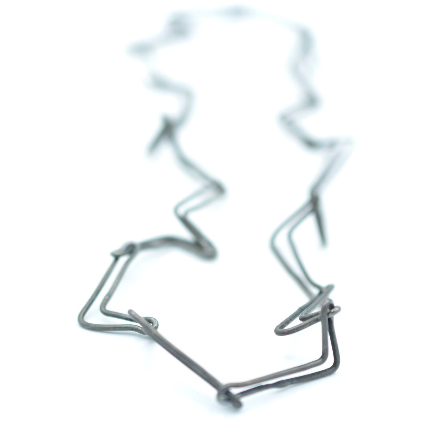 Silver 'L' Chain Necklace