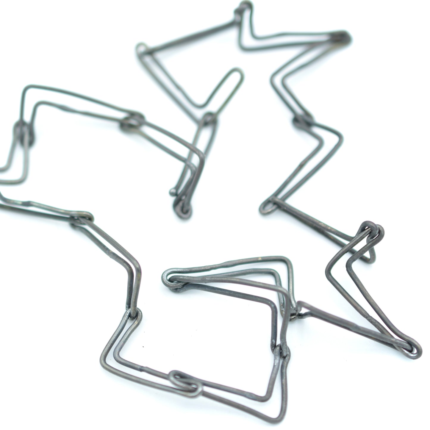 Silver 'L' Chain Necklace