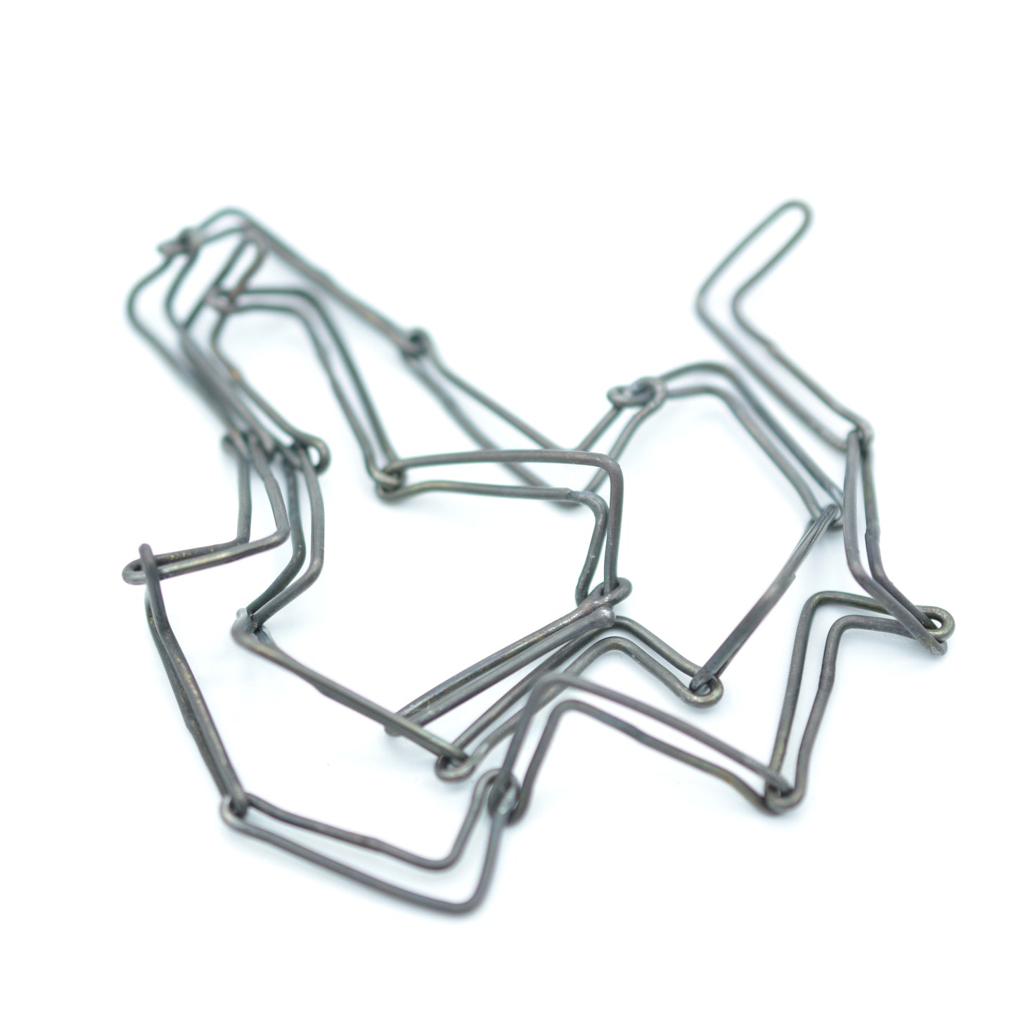 Silver 'L' Chain Necklace