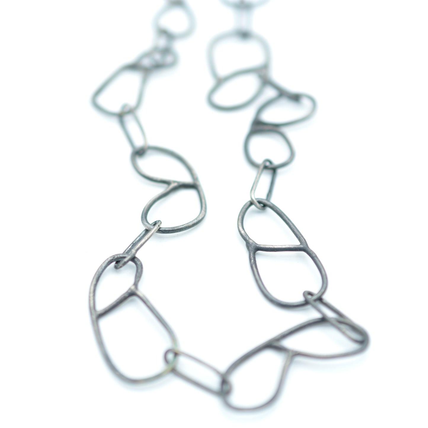 Silver 'B' Chain Necklace