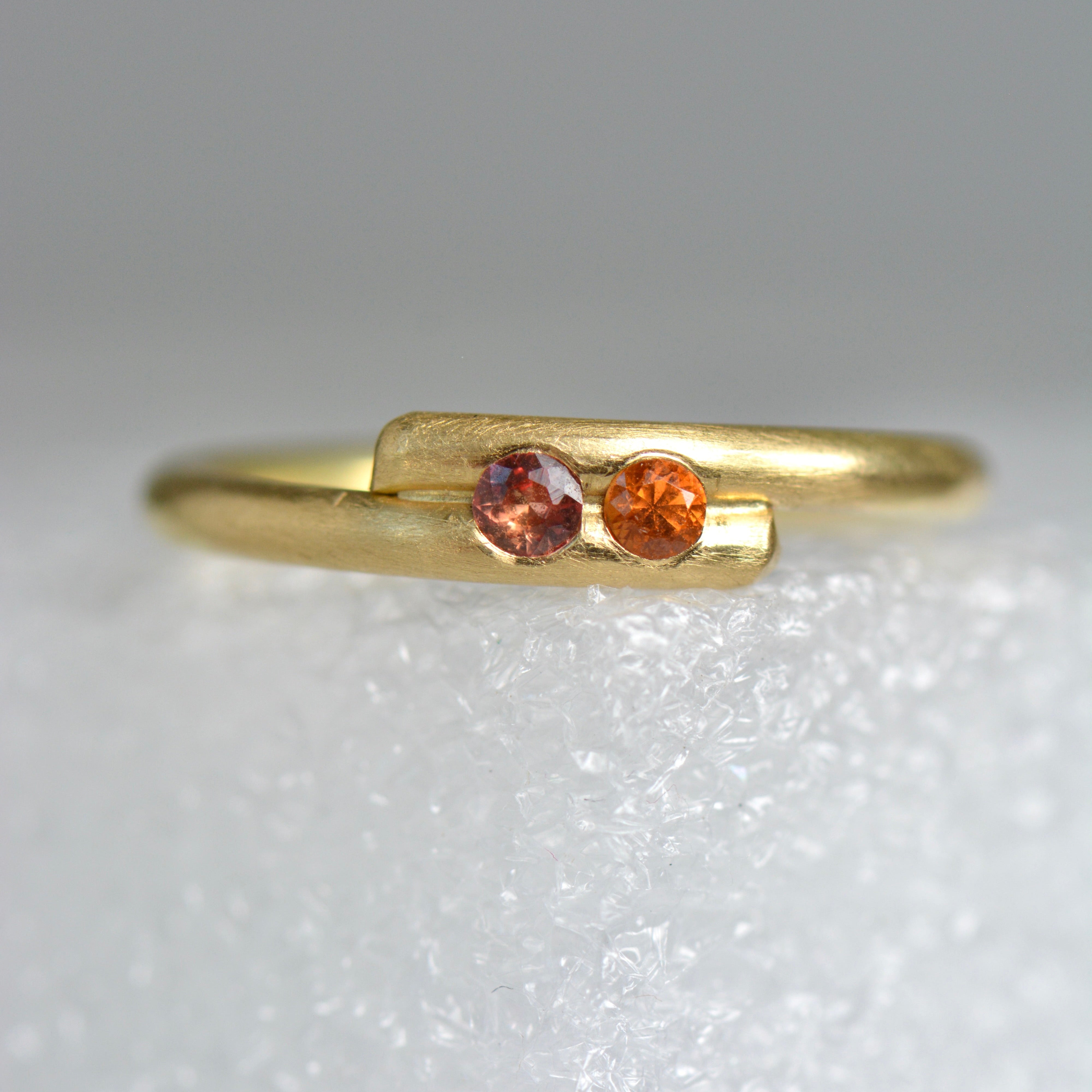Gold Ring with Ethically Sourced Sapphires