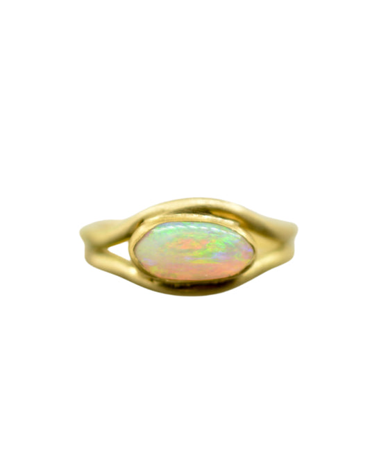 Opal Curve Ring