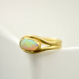 Opal Curve Ring