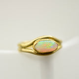 Opal Curve Ring