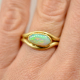 Opal Curve Ring