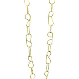 Gold 'B' Chain Necklace