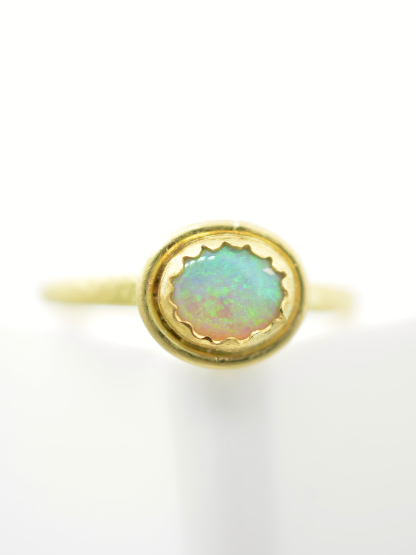 Opal Petal Ring