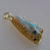 Opal Specimen Squiggle Pendant II