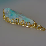 Opal Specimen Squiggle Pendant II