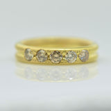 Doppia Champagne Diamond Ring