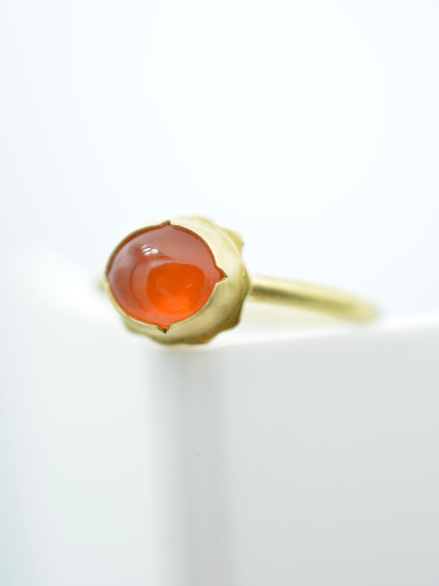 Mexican Fire Opal Ring