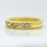 Doppia Champagne Diamond Ring
