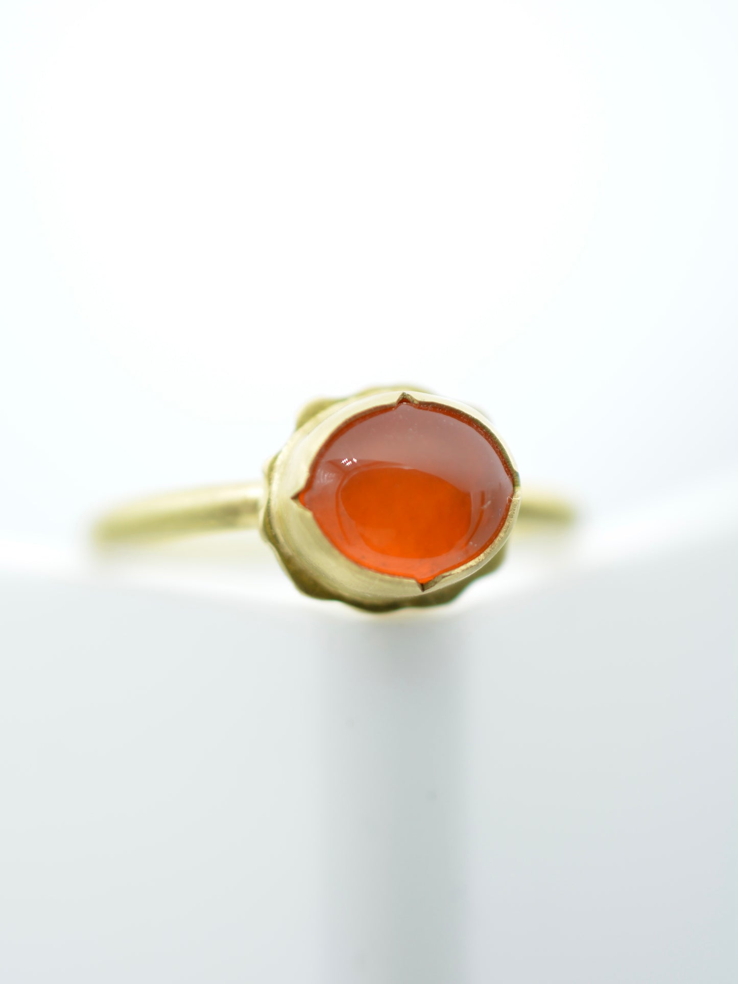 Mexican Fire Opal Ring