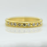 Canadian Diamond Half Moon Ring