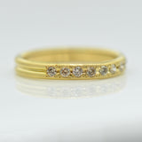 Canadian Diamond Half Moon Ring