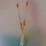 Opal Specimen Squiggle Pendant II