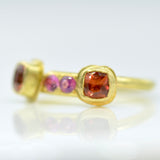 Sapphire Seesaw Ring