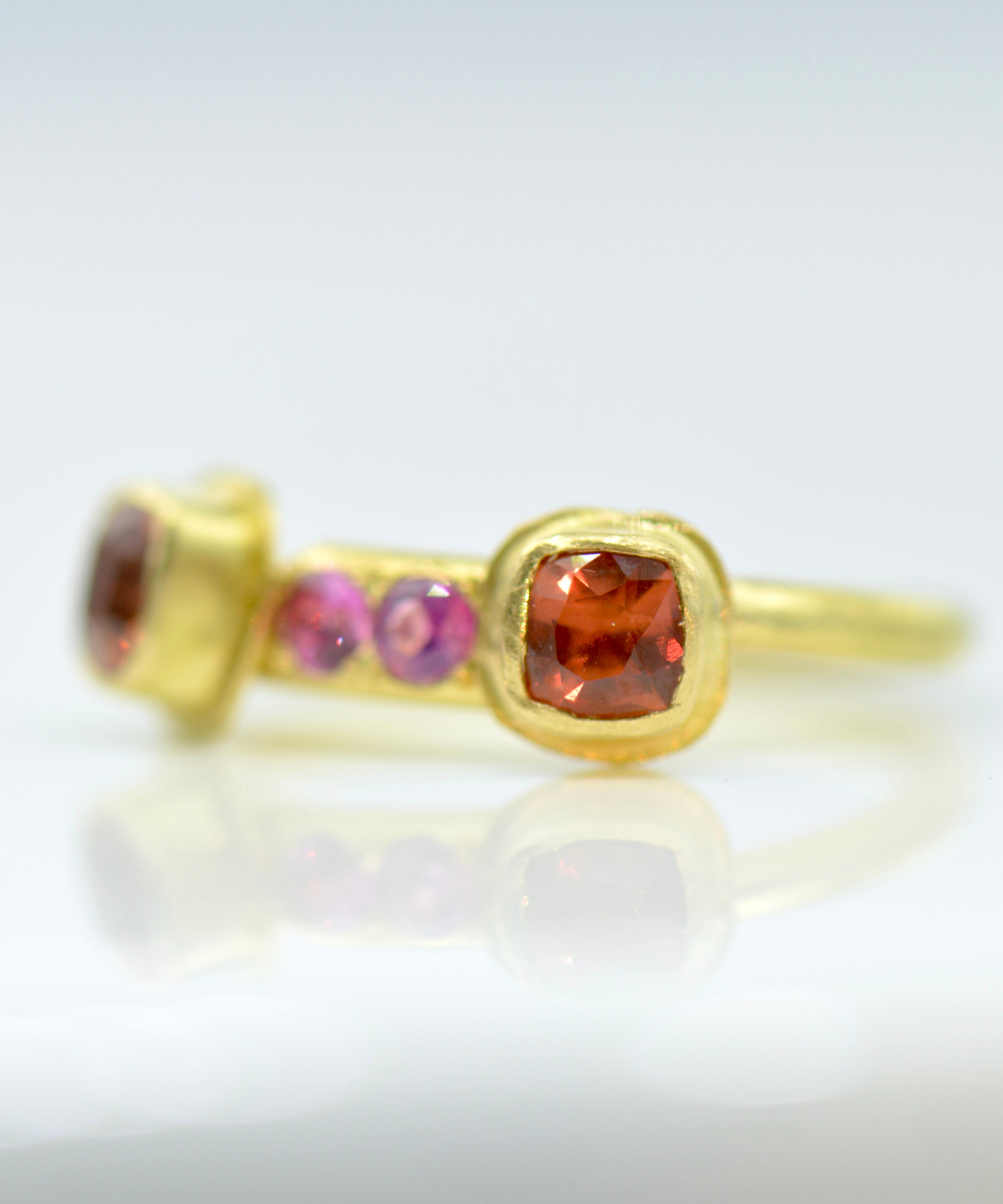 Sapphire Seesaw Ring