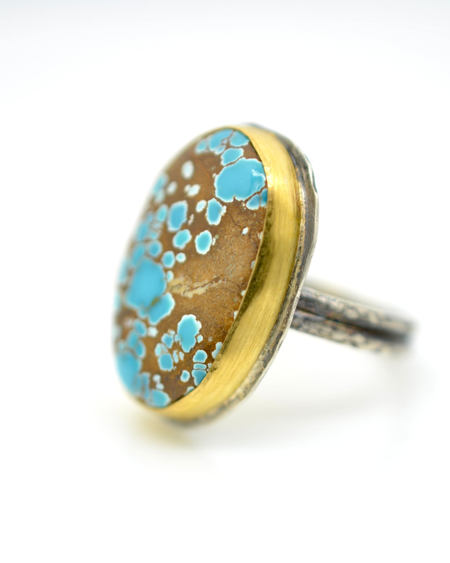 Kingman Turquoise Statement Ring