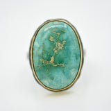 Easter Blue Turquoise Statement Ring