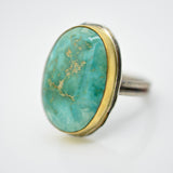 Easter Blue Turquoise Statement Ring