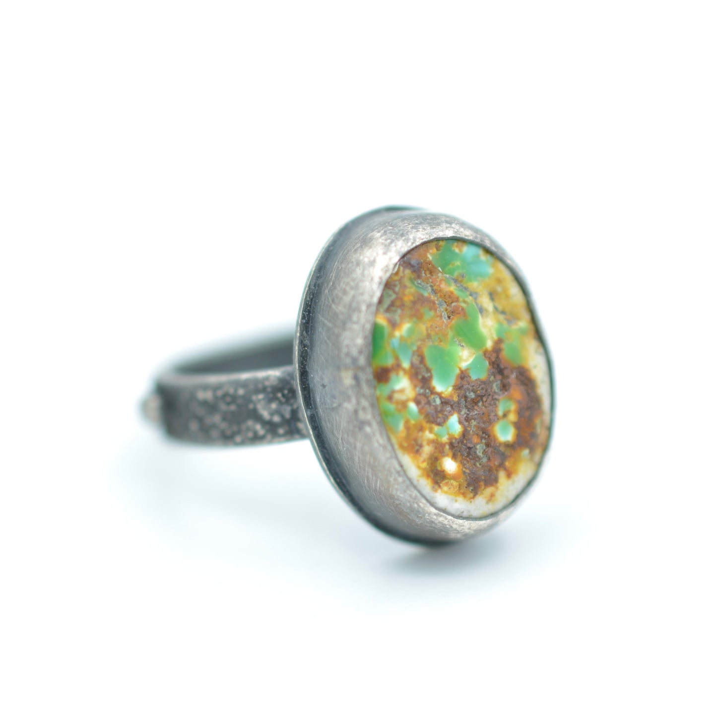 Cerrillos Turquoise Topography Ring