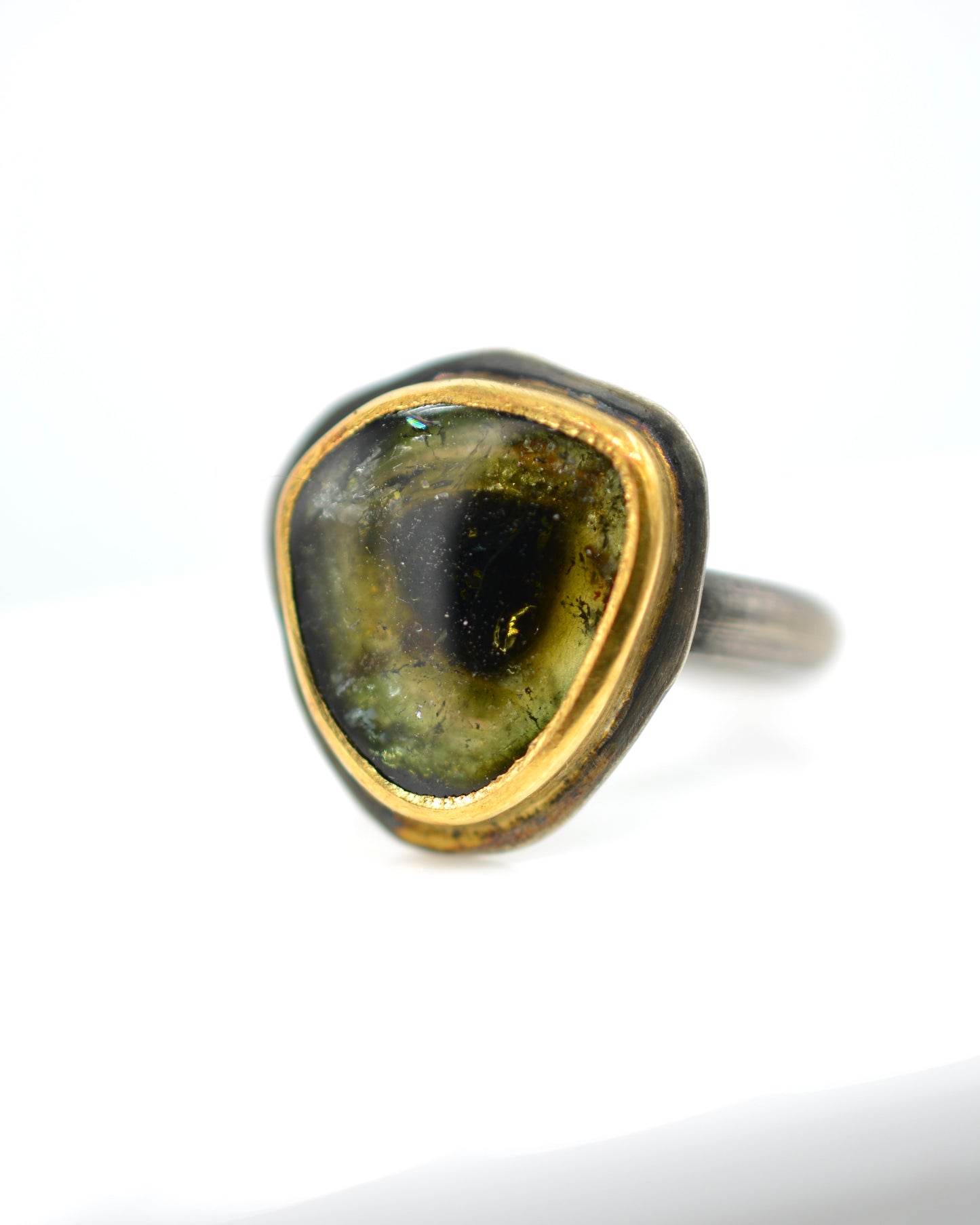 Green Tourmaline Ring