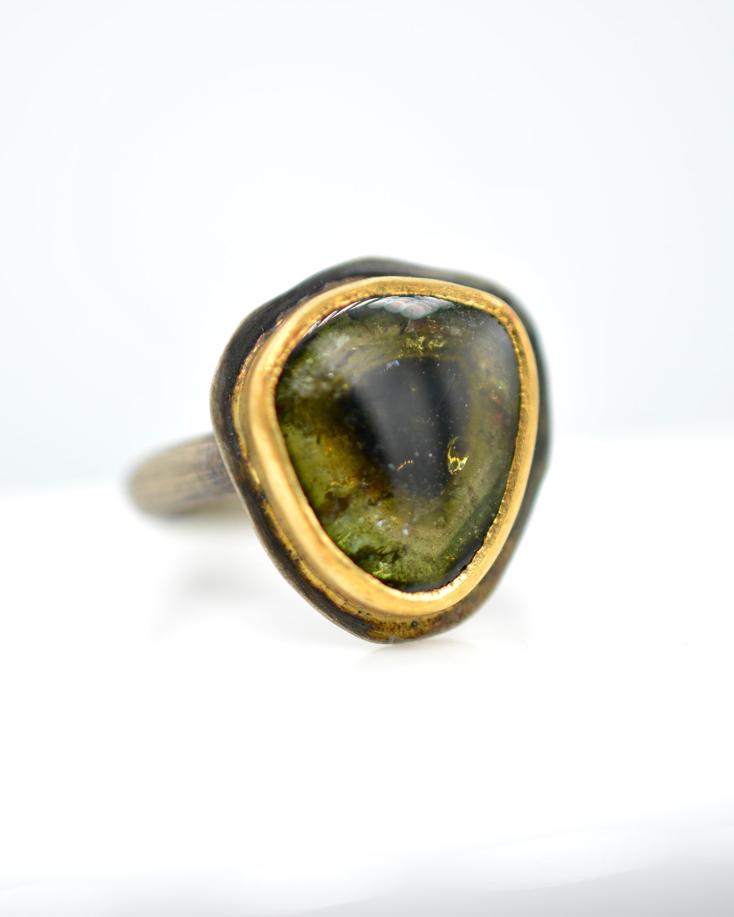 Green Tourmaline Ring