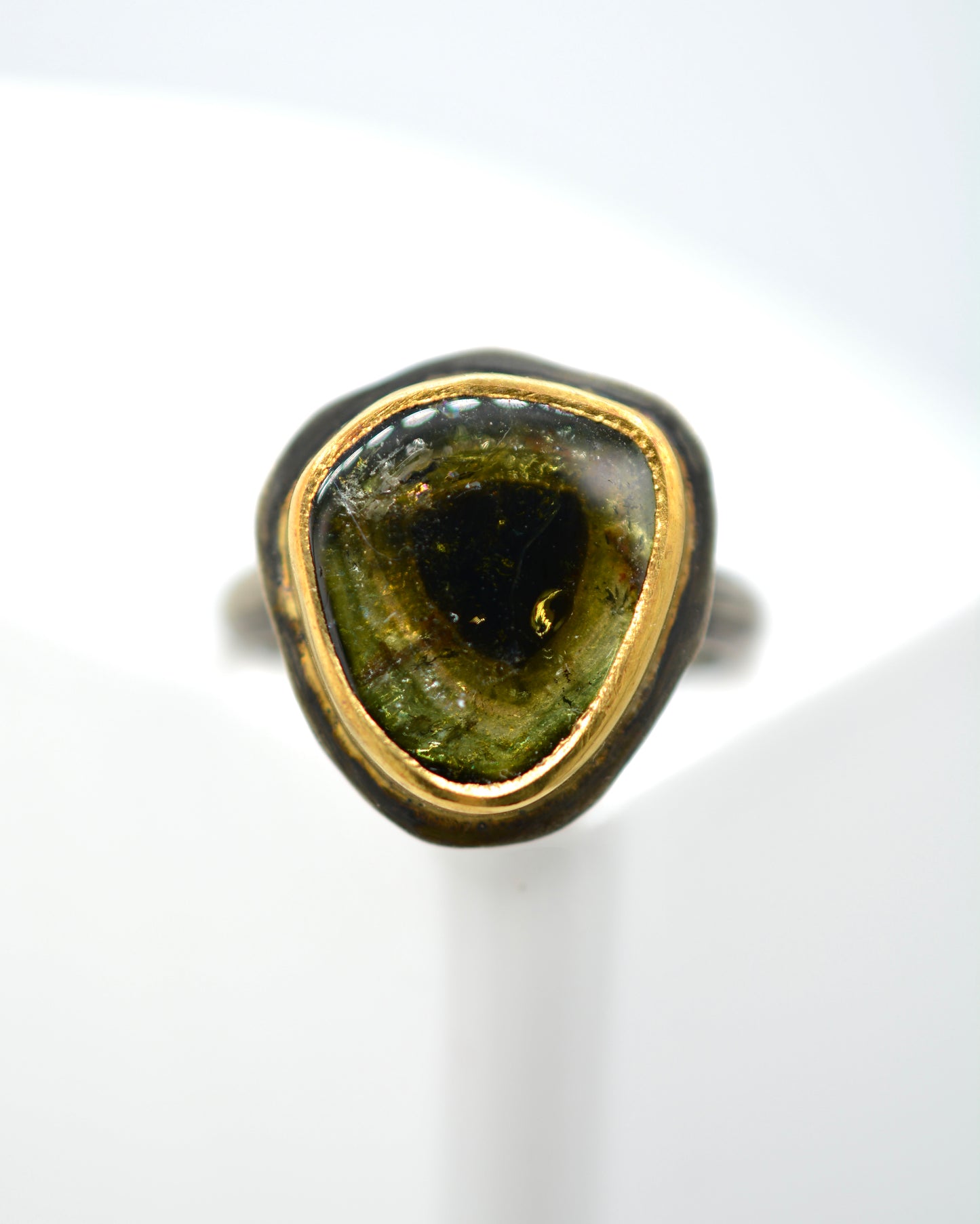 Green Tourmaline Ring