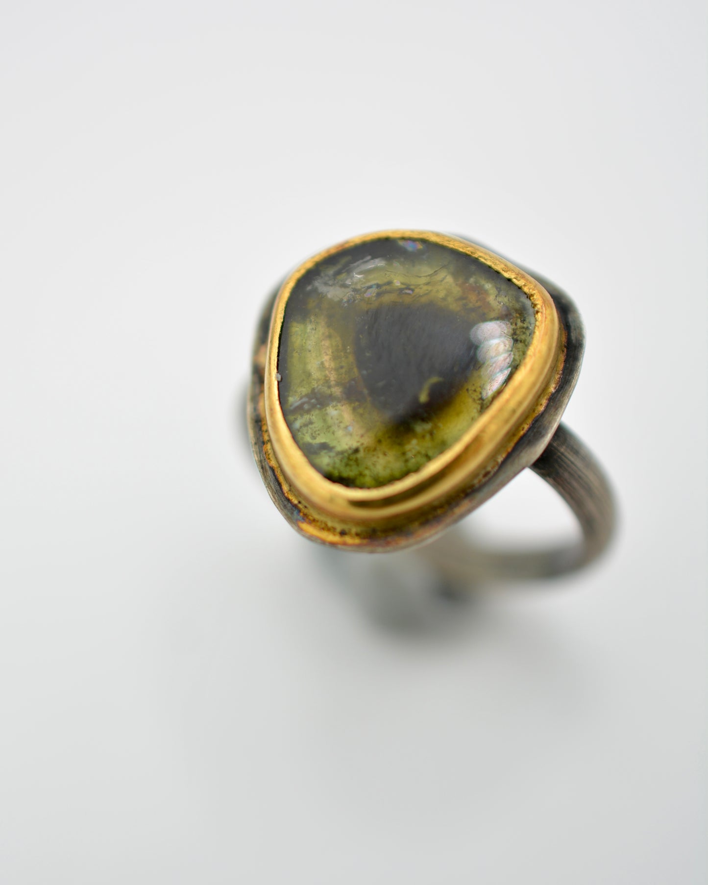 Green Tourmaline Ring