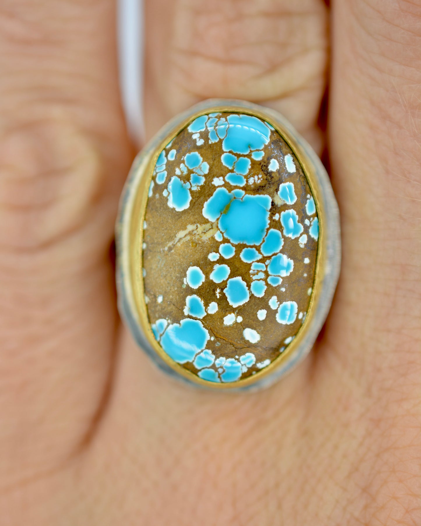 Kingman Turquoise Statement Ring