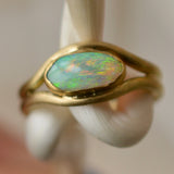Opal Curve Ring