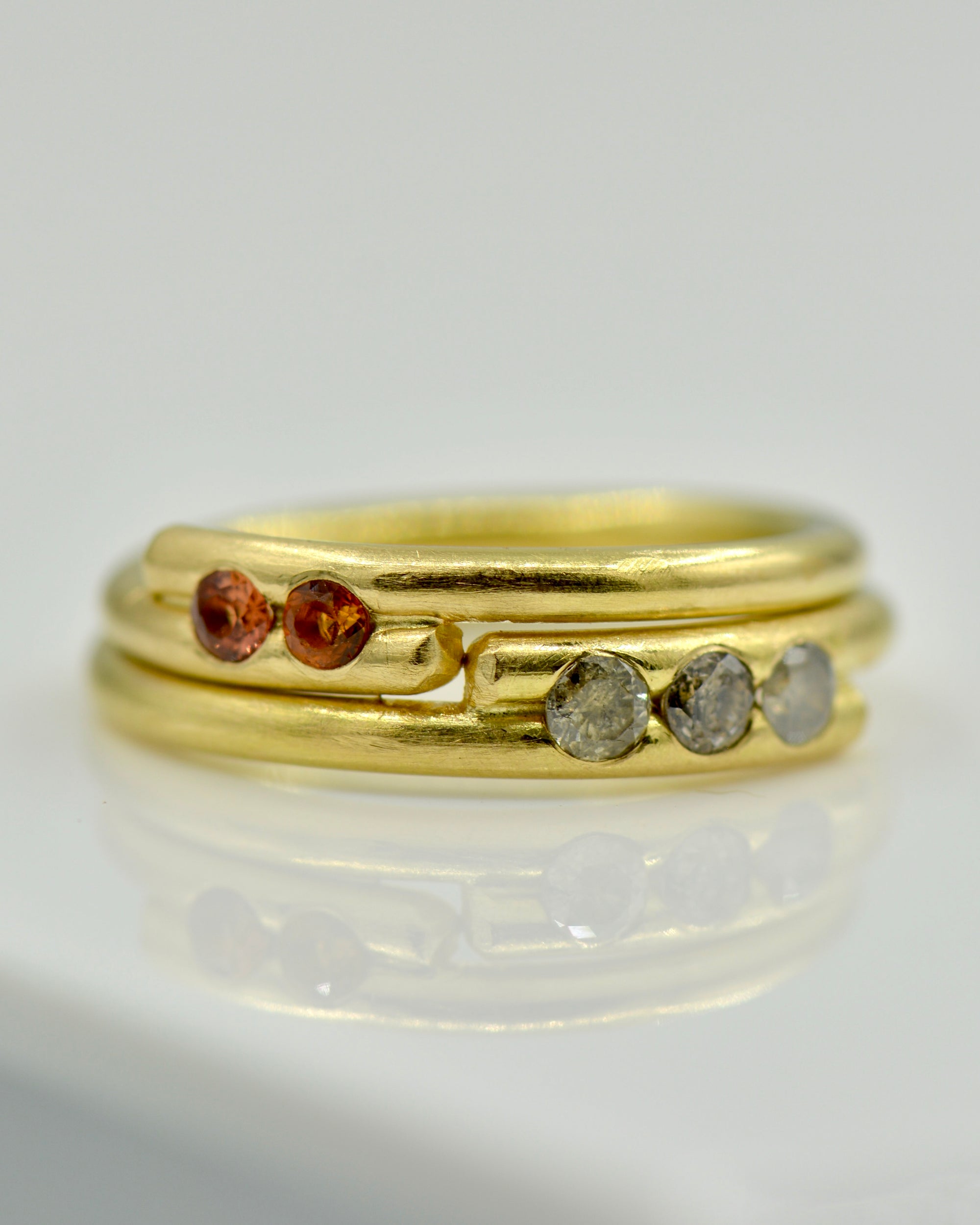 Diamond Vine Ring | Handcrafted 18k Gold