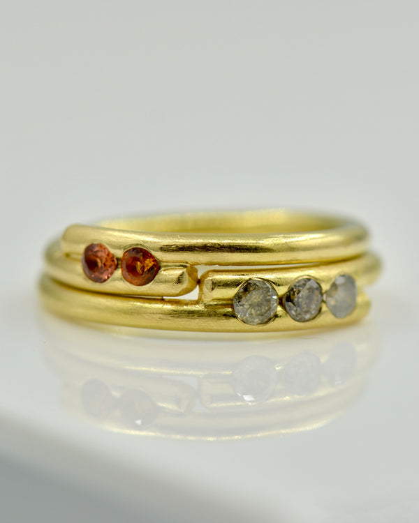 Diamond Vine Ring | Handcrafted 18k Gold