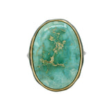 Easter Blue Turquoise Statement Ring