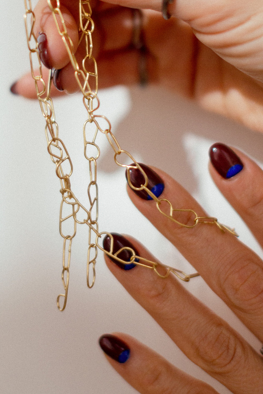 Gold 'B' Chain Necklace