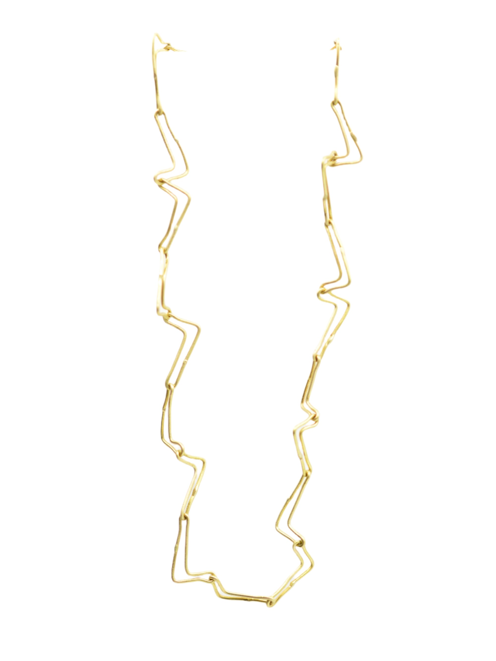 Gold 'L' Chain Necklace