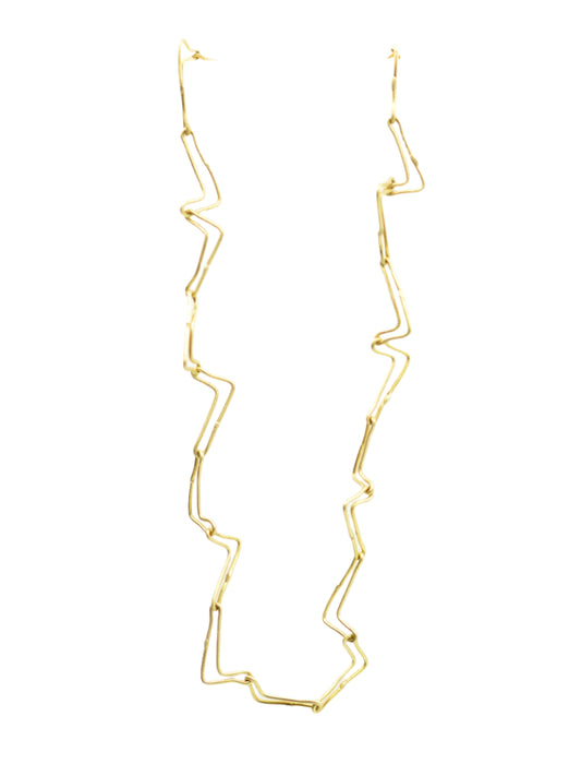 Gold Mini 'L' Chain Necklace