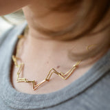 Gold 'L' Chain Necklace