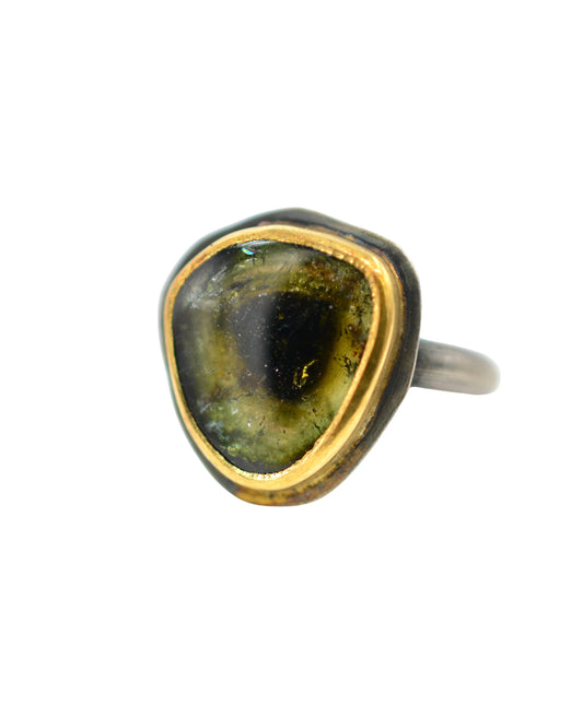 Green Tourmaline Ring