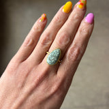 Miss Moffet Variscite Statement Ring