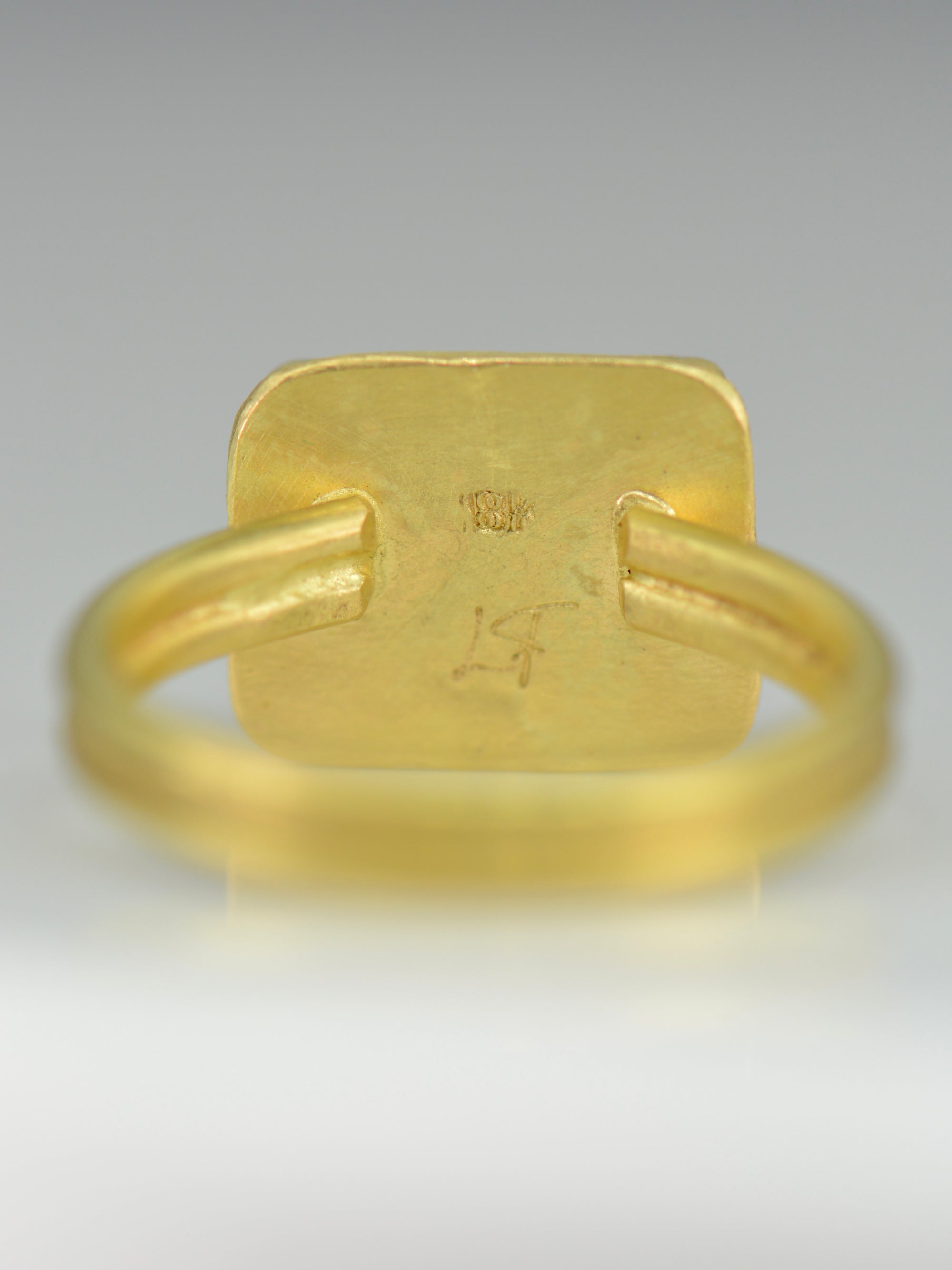 Watermelon Bicolour Tourmaline Ring | Handcrafted 18k Solid Gold