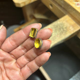 Cognac Bi-Colour Topaz Stud Earrings