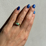 Opal Curve Ring