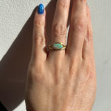 Opal Curve Ring